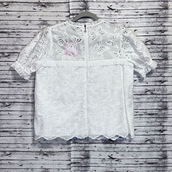 Kate Spade Butterfly Eyelet Top - Picture 4 of 15